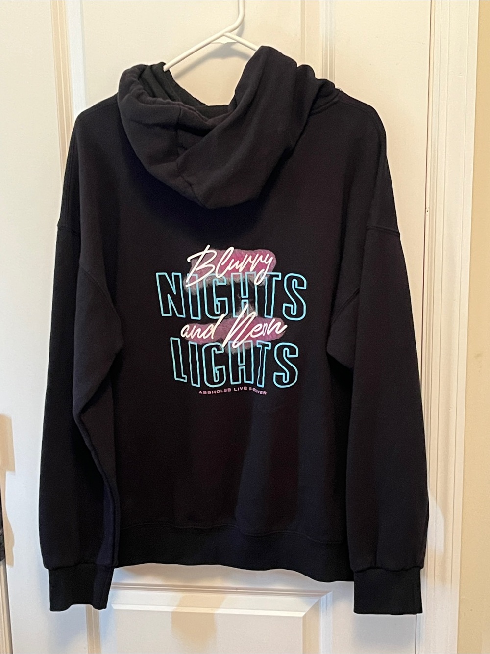 Assholes Live Forever Neon Lights Hoodie 🔥